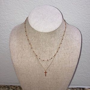NWOT Altar’d State Layered Gold Necklace